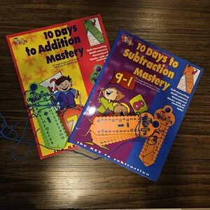 Learning Wrap-Ups 10 Days to Math Mastery Workbook Set - Red, Blue, Green